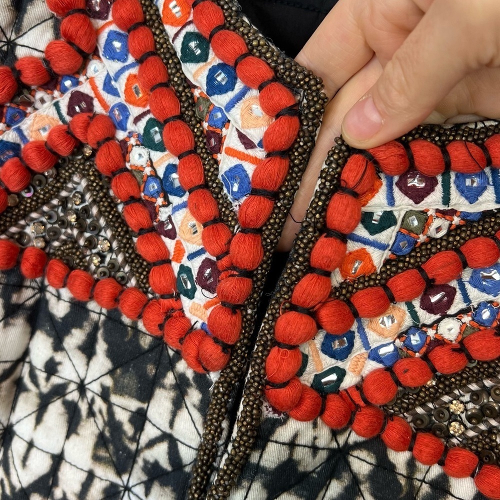 Isabel Marant x H&M embroidered beaded jacket 4 - Picture 8 of 11